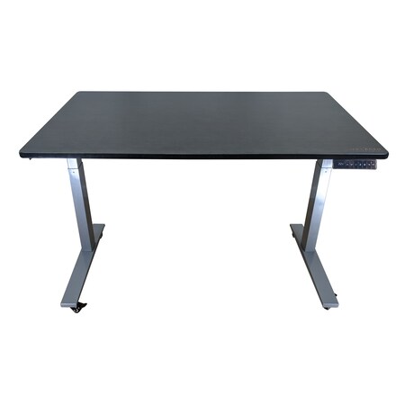 Uncaged Ergonomics RiseUpElectricStandingDesk60X30"BlackBambooDesktopSitStand, RU2gbk RU2GBK